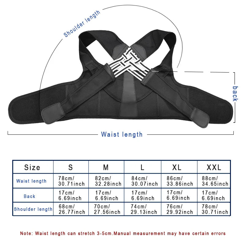 Redresseur de posture ajustable
