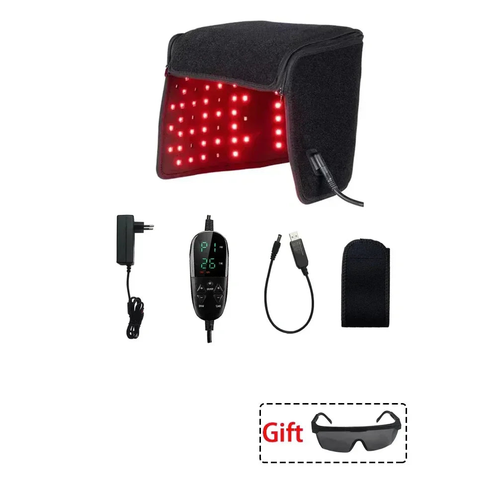 Casque LED Thérapie Lumière Rouge