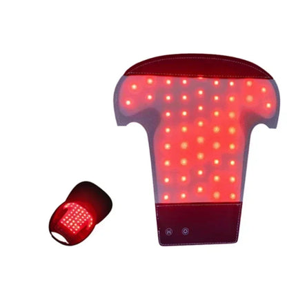 Casque de Traitement Capillaire LED – Lumière Rouge et Bleue